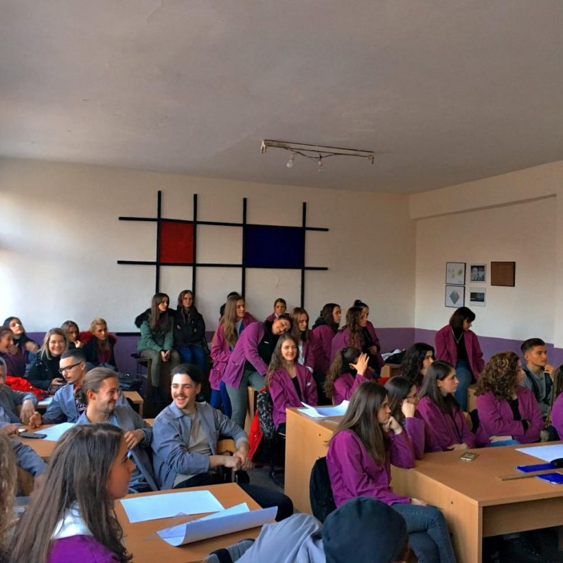 Awareness raising events with Art high school youngsters interested in eco tourism